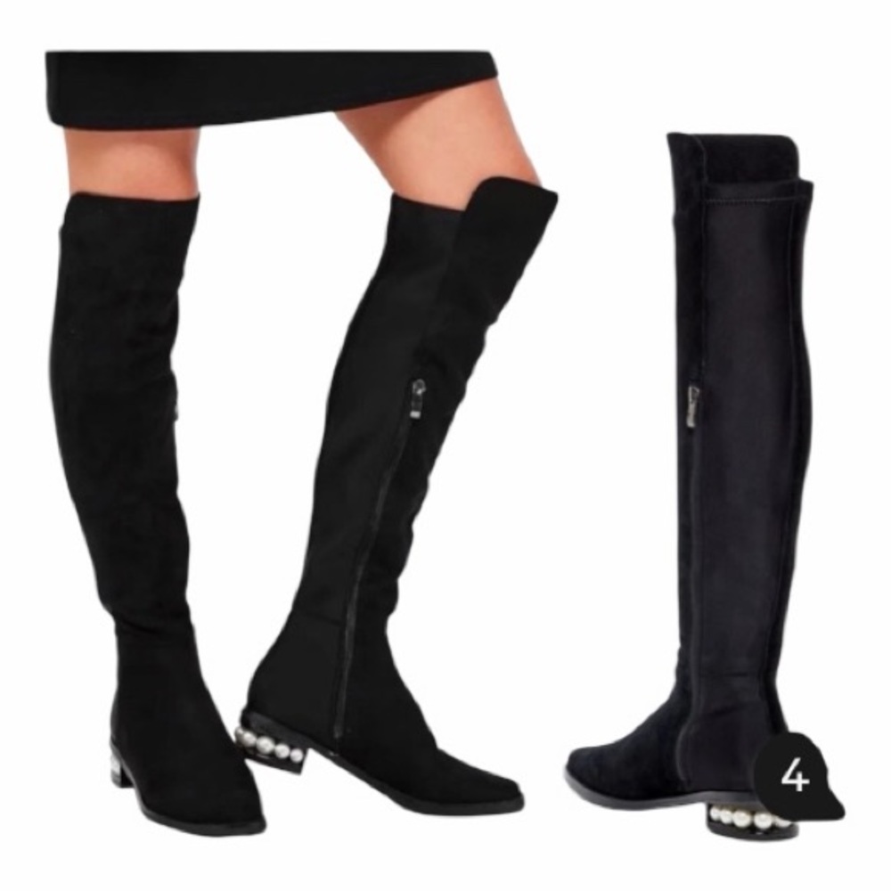 Catherine Malandrino Black Over-the-Knee Boots Women’s Size 6.5